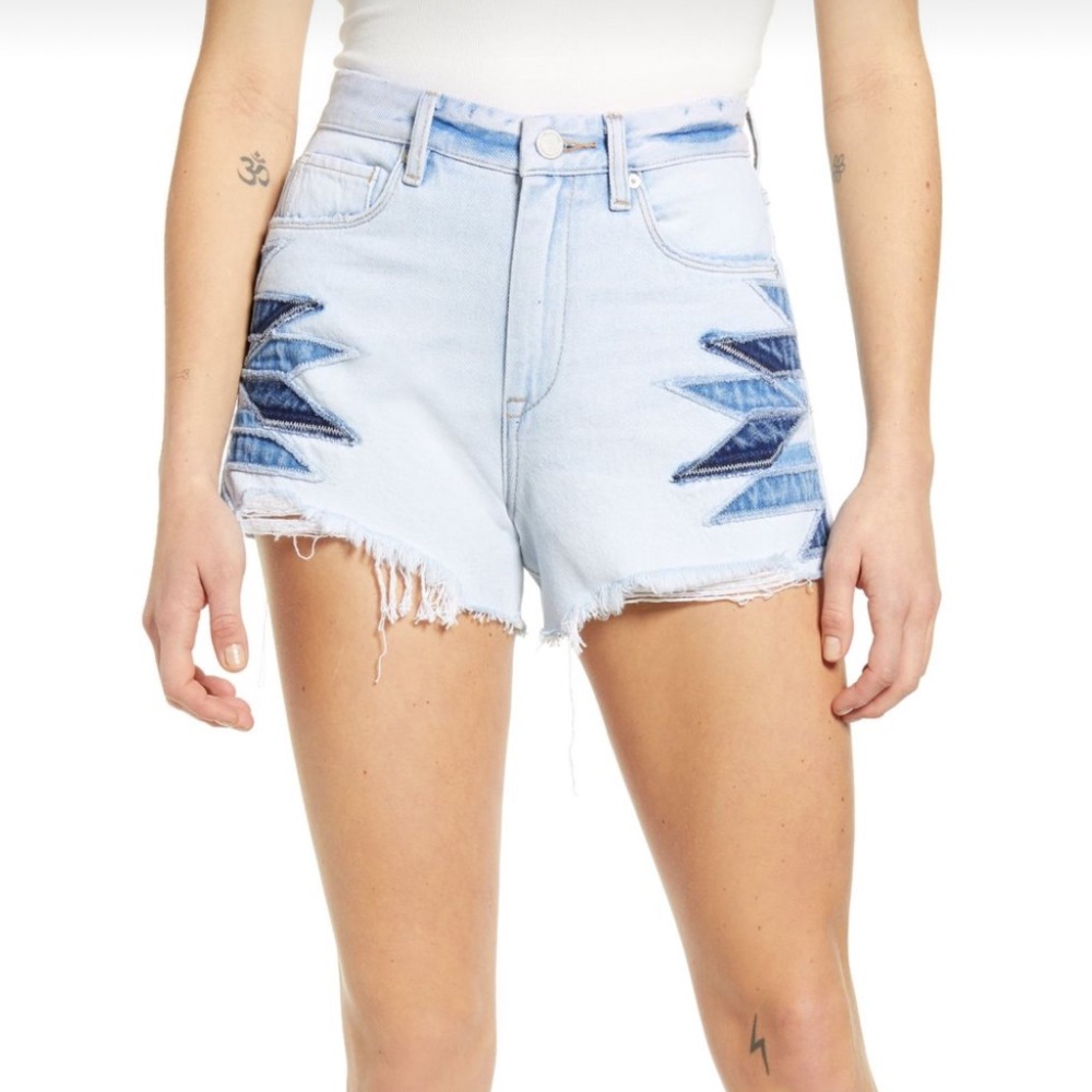 Blank NYC The Barrow High Waist Cutoff Jean Shorts